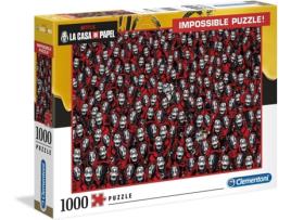 Puzzle CLEMENTONI Impossible - Casa de Papel (1000 Peças)