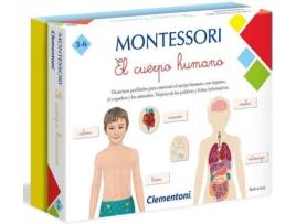 Jogo Educativo Montessori El Cuerpo Humano  (ES) (8 x 25,5 x 20 cm)