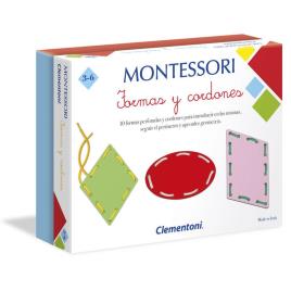 Jogo de Costura  Montessori - Formas e Cordões