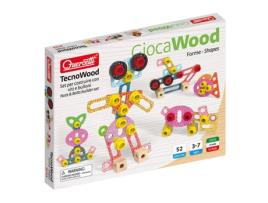 Construção de Madeira QUERCETTI Tecno Kit (Idade Mínima: 3 - 52 Peças)    