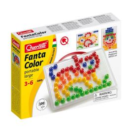 Jogo Arte Visual Pixel 100 Pinos 5 Cores Quercetti