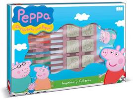 Kit de Carimbos para Crianças MULTIPRINT Peppa Pig