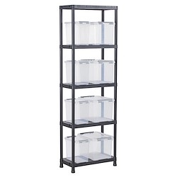 Estante de plástico UNIVERSAL 180X60X30 25KG