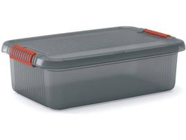 Caixa KIS K Latch Box M (Cinzento - 59x39cm - Retangular - 28L)