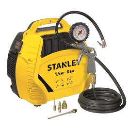 Compressor sem óleo STANLEY 1.5HP 8 BAR