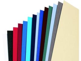 Capas para Encadernação GBC LeatherGrain A4 Branco (100 un)
