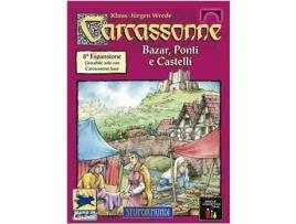 Jogo de Tabuleiro  Carcassonne: Bazar, Ponti e Castell (Idade Mínima: 8)