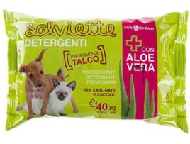 Toalhitas Higiénicas FARM COMPANY Aloe Vera e Talco