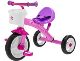 Triciclo  U-Go em Metal Rosa