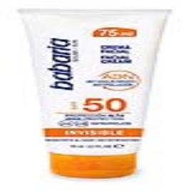 Protetor Solar Facial Solar Adn Invisible Babaria Spf 50 (75 ml)
