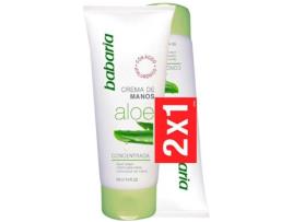 Creme de Mãos BABARIA Aloe Vera Concentrada Pack 2X1