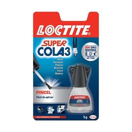 Super cola 3 pincel 5 Gramas LOCTITE