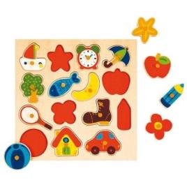 Puzzle Diset Madeira Formas (15 pcs)