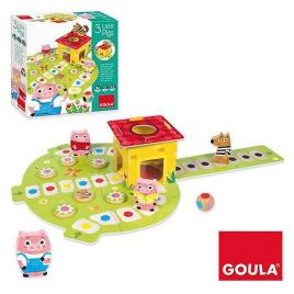 Jogo de madeira Diset Goula 3 Little Pig Madeira
