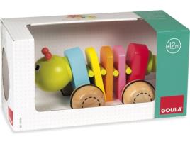 Brinquedo de Madeira JUMBO Puxa Lagarta