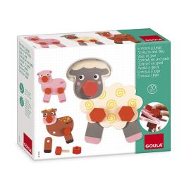 Enrosca e Joga - Animais da Quinta