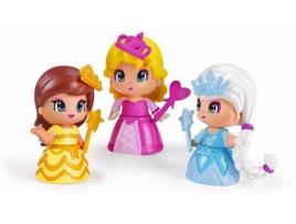 Boneco FAMOSA Pinypon. pack 3 princesas