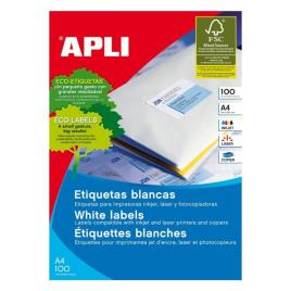 Etiquetas Adesivas Apli A4 64.6 x 33.8mm 100 Folhas