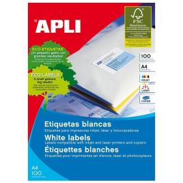 Etiquetas Adesivas Apli 70x50.8mm 100 Folhas