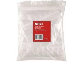 Pack 100 Sacos de Plástico Transparentes APLI 180 x 250 mm