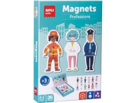 Jogo Educativo Magnético  Profissões 36 Peças