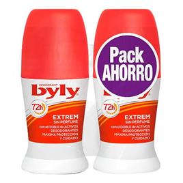 Desodorizante Roll-On Extrem Byly (2 uds)