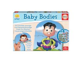 Puzzle Infantil EDUCA Baby Bodies (4 Peças)