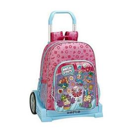 Mochila Escolar com Rodas Evolution MojiPops Multicolor