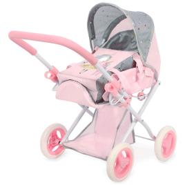 Carrinho de Bonecas  3 em 1, Cadeira de Passeio e Alcofa com Asas Lovely Friends