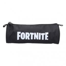 Estojo Escolar Cilíndrico Fortnite Preto