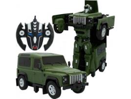  - Carro Telecomandado RC  Land Rover Defender (Verde - 405 cm)