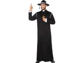 Fato de Homem DISFRAZZES Sacerdote (Tam: XL)