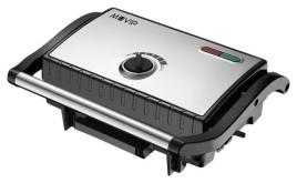 Sanduicheira Placa Lisa 1500W Temperatura Ajustável (Inox) - 