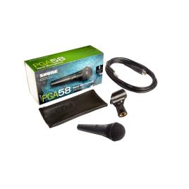 Shure Microfone Pga58-qtr-e One Size Black