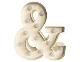 Símbolo & LED  Branco