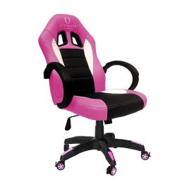 Cadeira Gaming TAURUS  (Preto e Rosa)