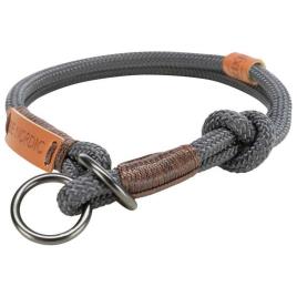 Coleira para Cães  Ajustável (Cinzento - 55-1.3cm - L - Porte Grande)