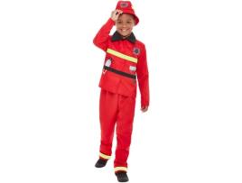 Fato de Menino  Bombeiro (Tam: 4 a 6 Anos)