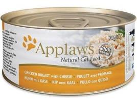 Ração para Gatos APPLAWS 140836 (70 g - Húmida - Sabor: Frango com Queijo)