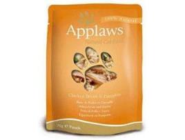 Ração para Gatos APPLAWS (12x70 g - Húmida - Sabor: Frango e Abóbora)