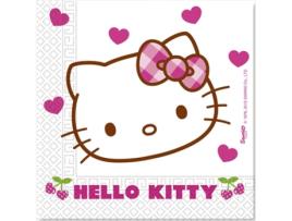 Guardanapos  Hello Kitty Rosa