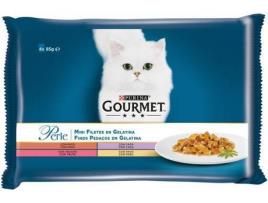 Ração para Gatos GOURMET (4x85 g - Húmida)