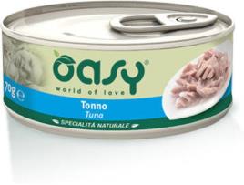 Ração para Gatos OASY 173828 (70 g - Húmida - Sabor: Atum)