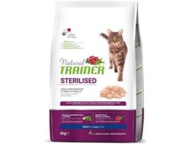 Ração para Gatos TRAINER (3 Kg - Seca - Adulto - Esterilizados - Sabor: Peru)