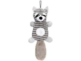 Peluche para Cães  Guaxinim com Som (Cinzento - 45 cm)