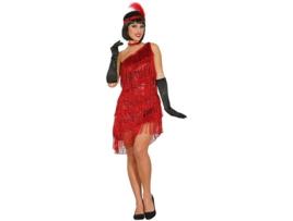 Fato de Mulher  Charleston Vermelho (Tam: L)