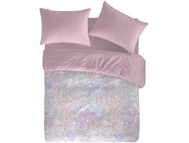 Capa de Edredão  Cachemire (Rosa - 260x240 cm - Algodão)