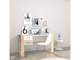 Secretaria HOMEMANIA Farley Branco (Aglomerado Melamina - 124x60x75 cm)