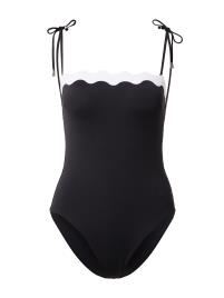 Seafolly Fato de banho 'Gia Ric Rac'  preto / branco