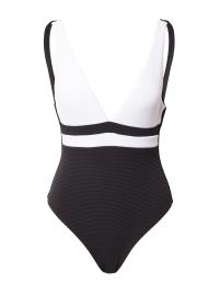 Seafolly Fato de banho  preto / branco